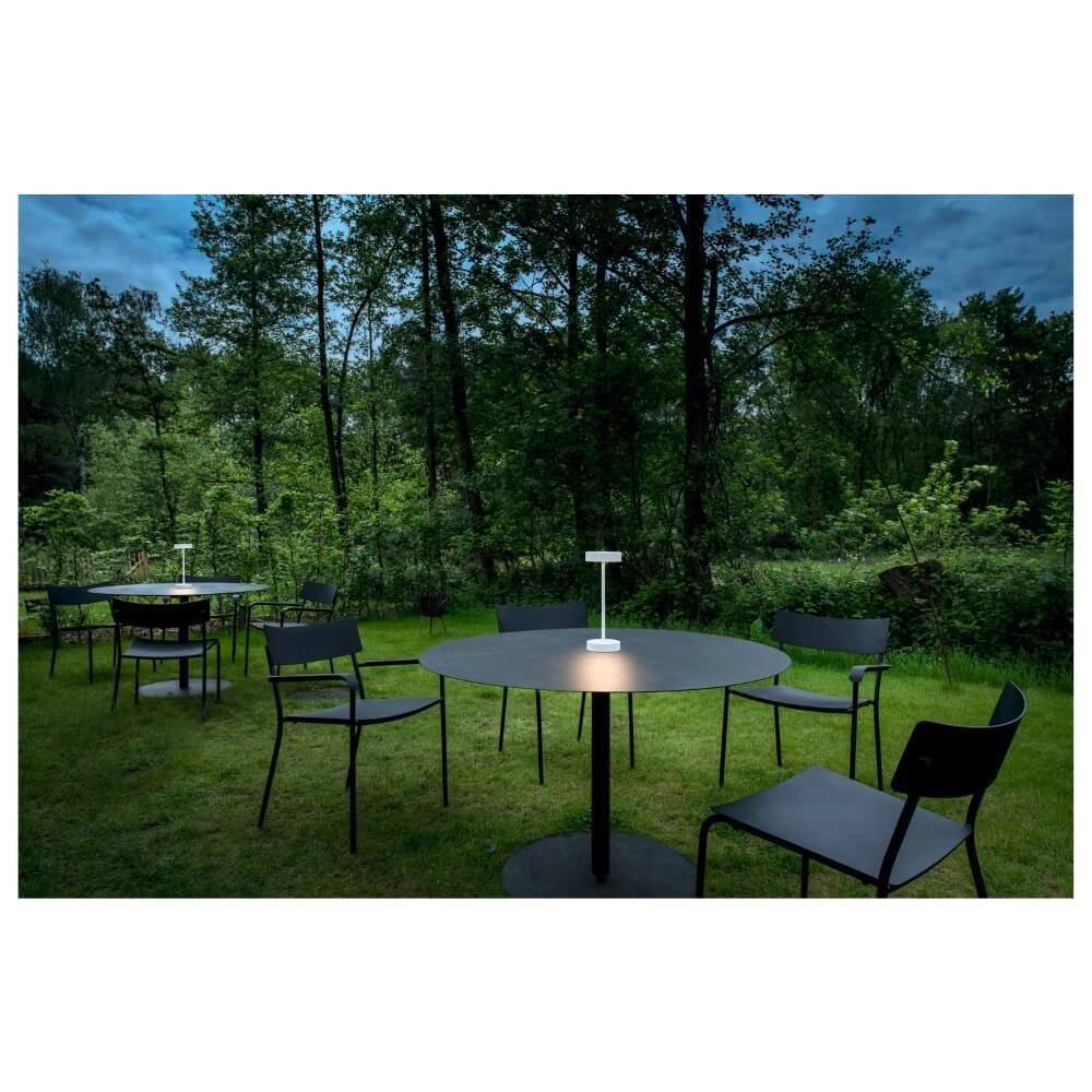 Buiten tafellamp Vinolina wit - oplaadbaar SLV 4024163276290