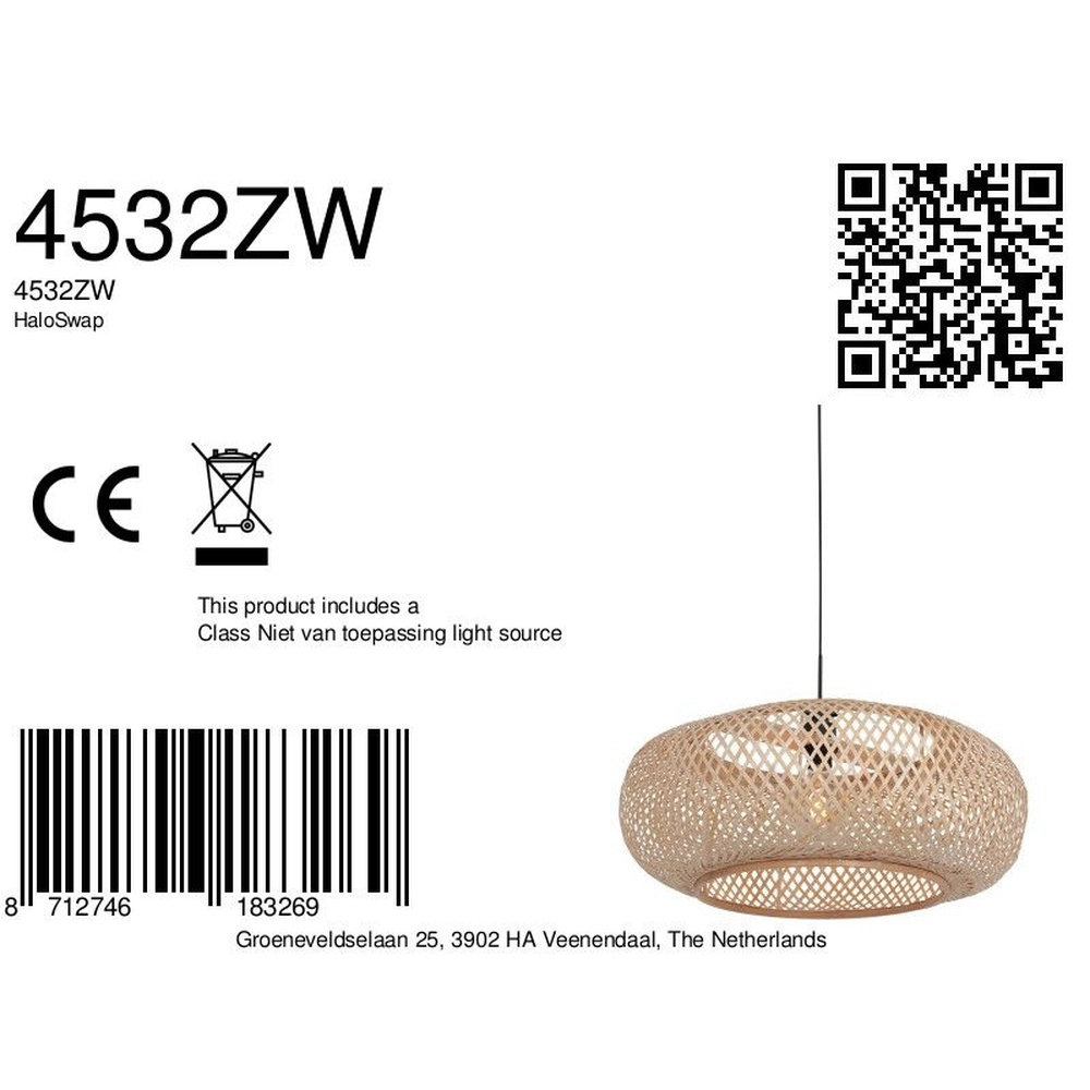 Hanglamp HaloSwap Ø 60cm Steinhauer 8712746183269