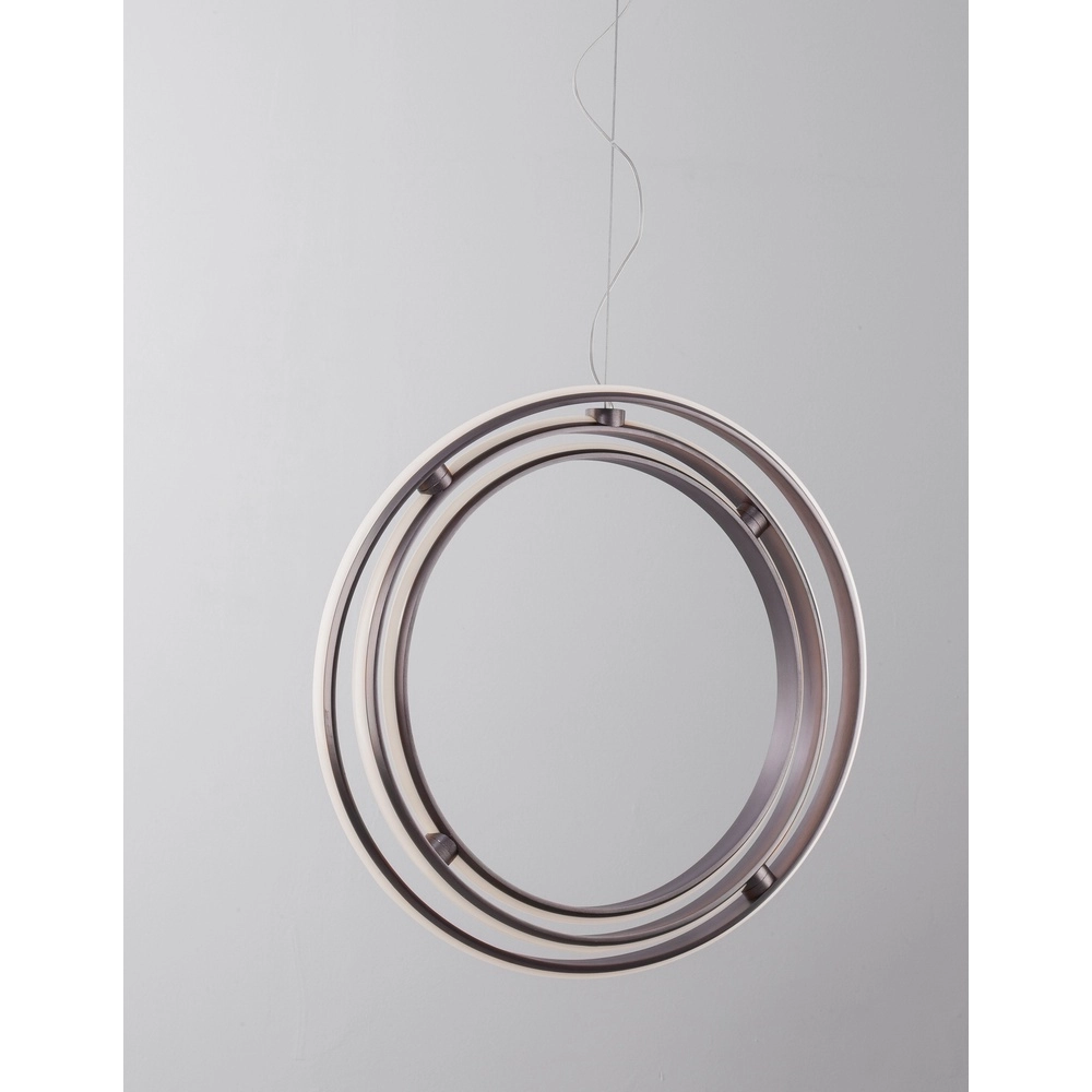 Hanglamp Pertone S Ø 50cm zwart met paarse gloed Lyora 5212017419699