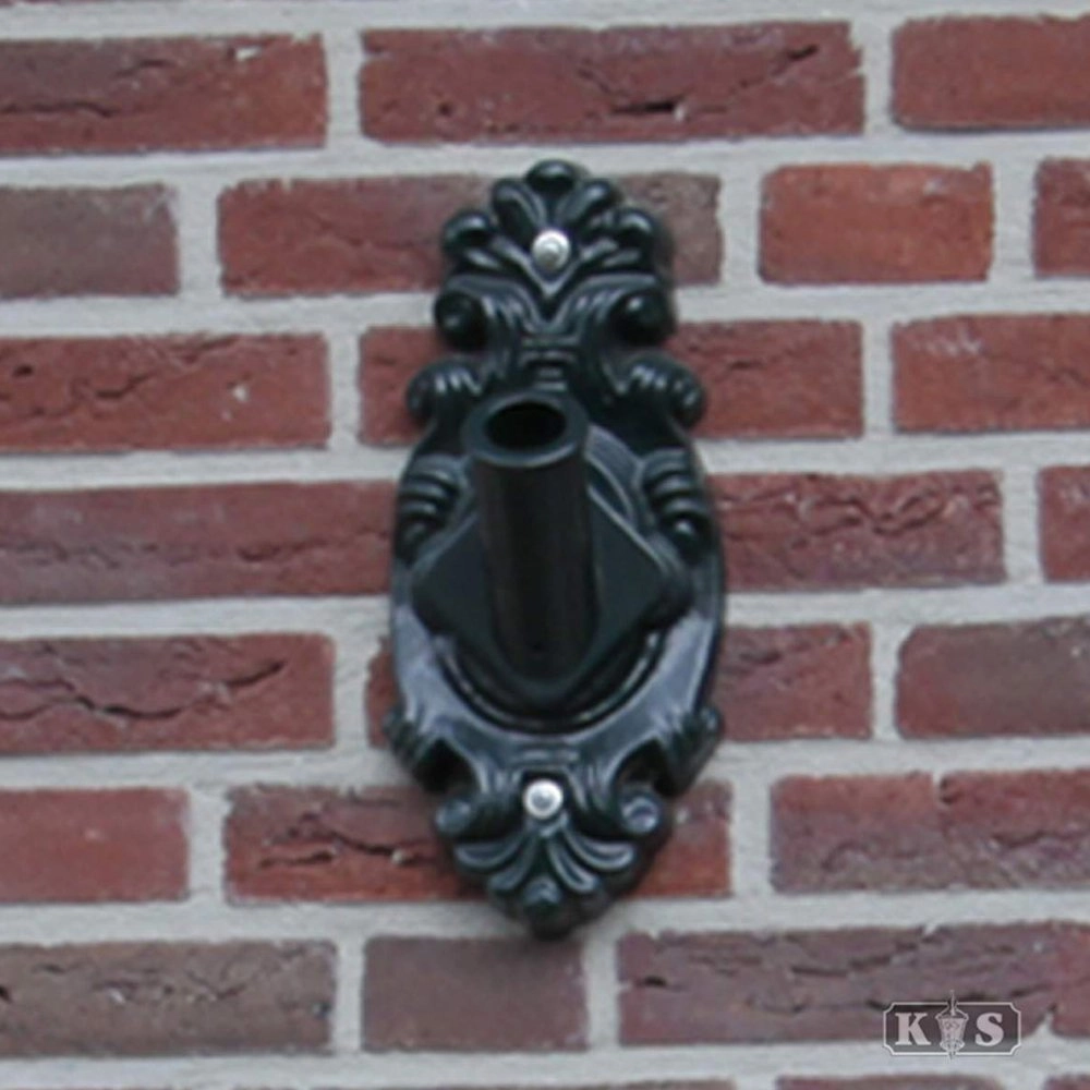 Klassieke vlaggenstokhouder Flag zwart KS Verlichting 8714732582247