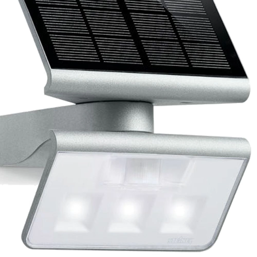 Solar muurlamp met sensor X Solar L-S zilvergrijs Steinel 4007841671013