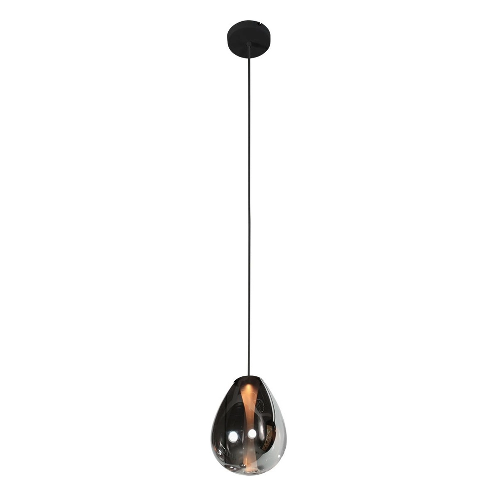 Hanglamp Glimsy 1-lichts zwart Ø 14,5cm Steinhauer 8712746177985