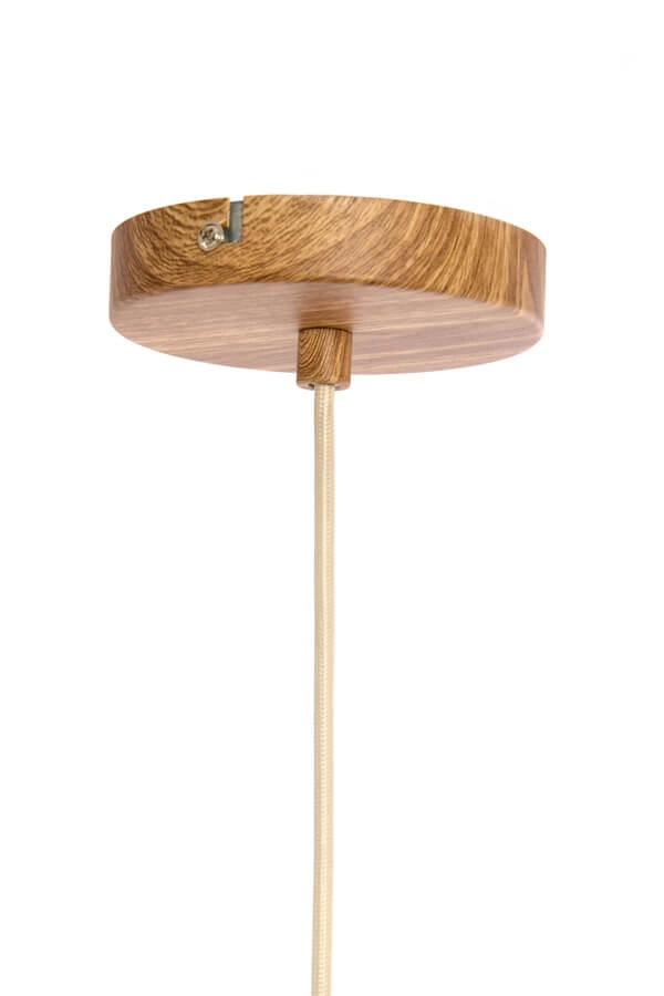 Hanglamp Dania lichte hout print Ø 22cm Light & Living 8717807743352