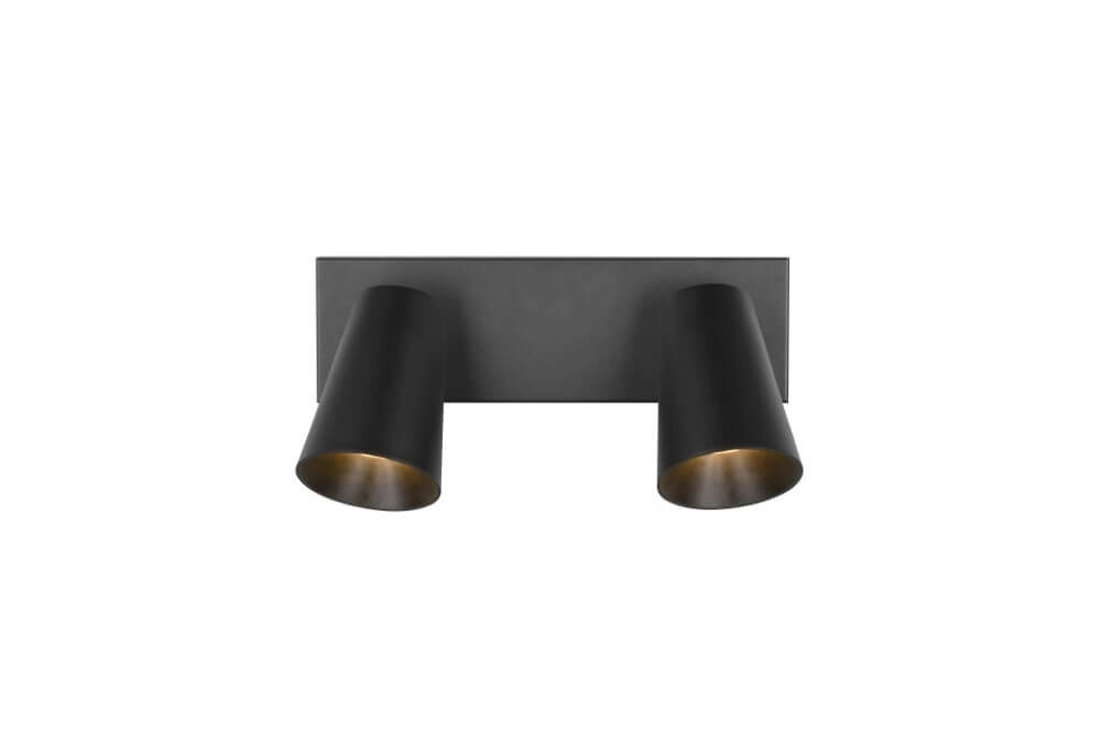 Dubbele opbouwspot Sharp zwart Trio 4017807613063