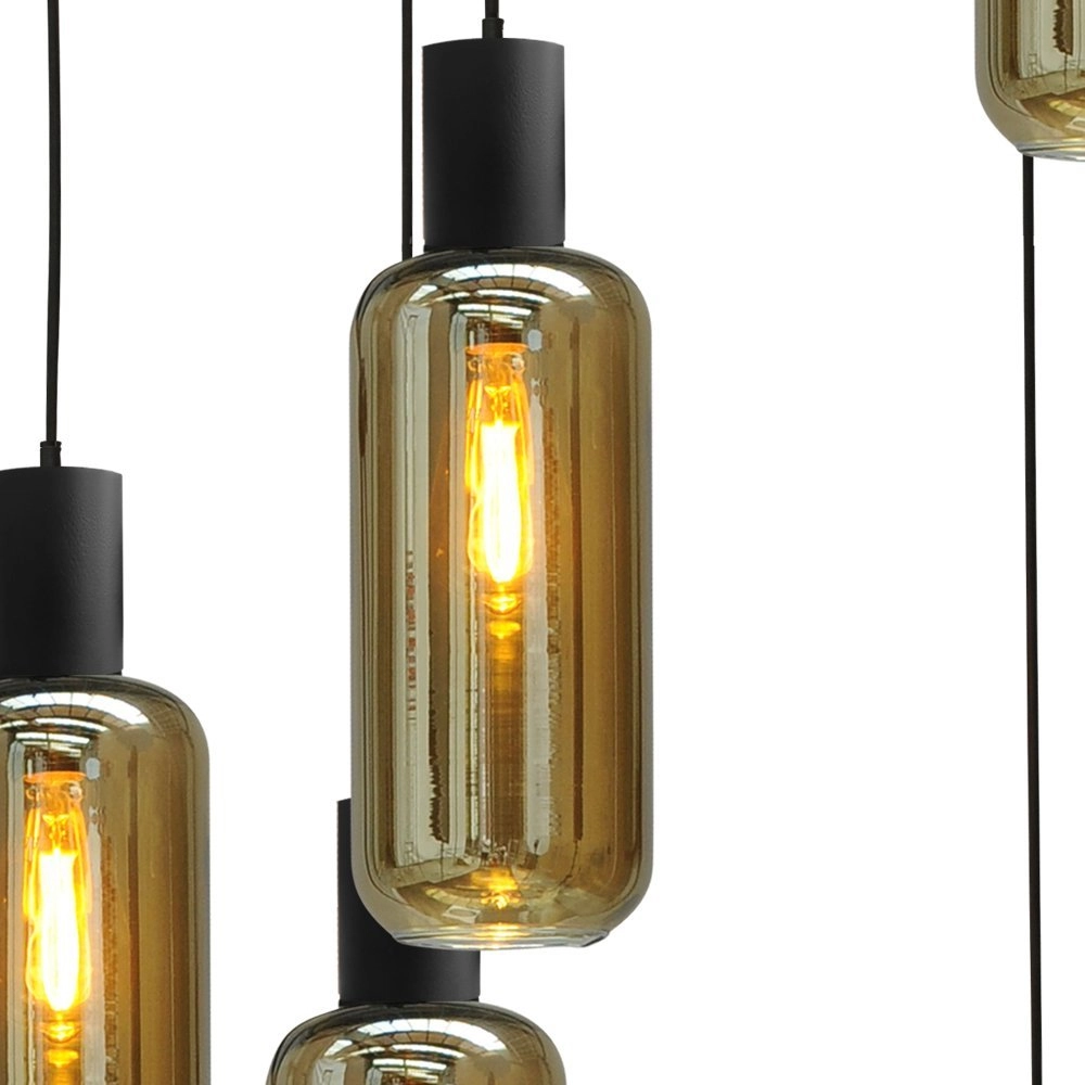 Hanglamp Bounty 5-lichts zwart Masterlight 8718121247793