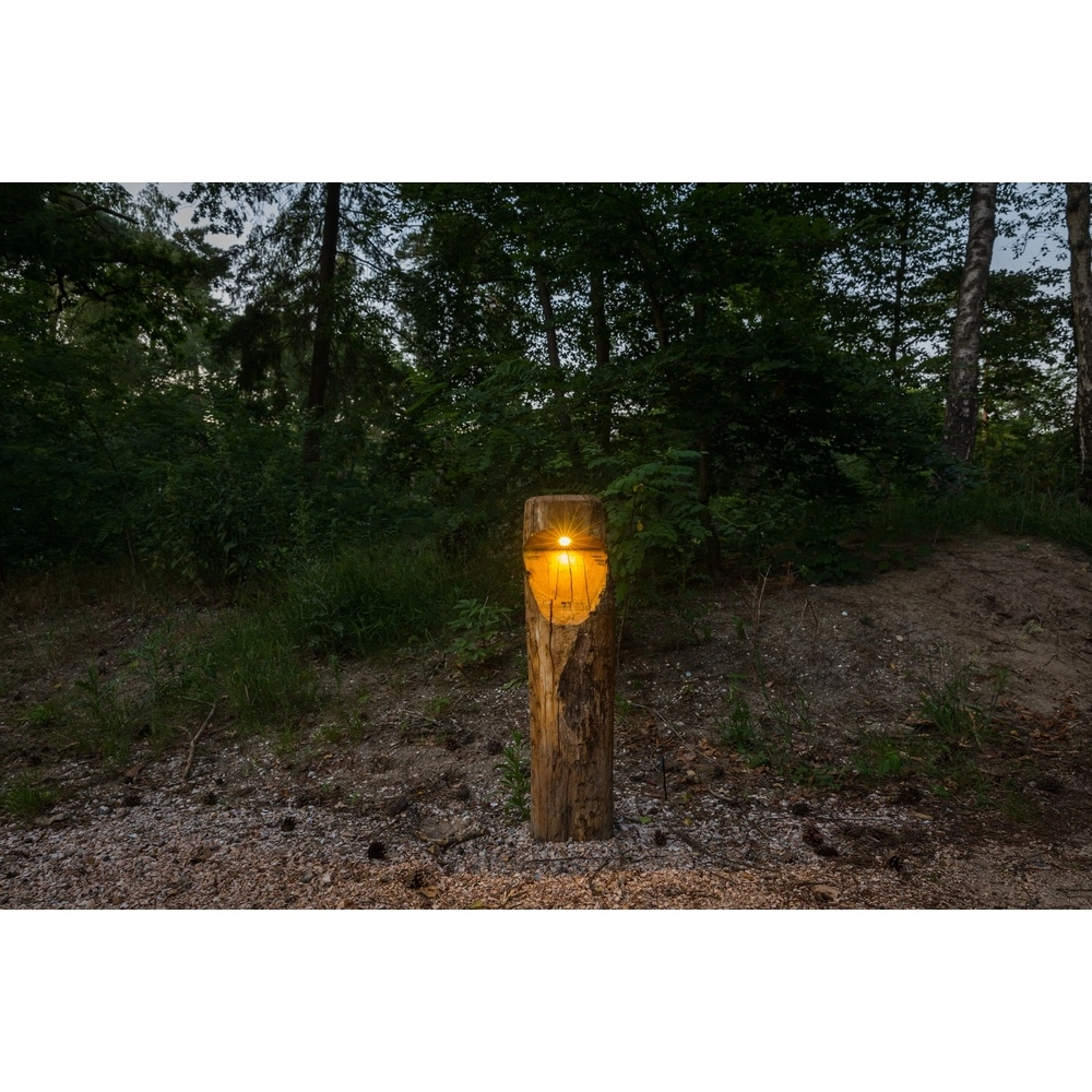 Houten padverlichting Bosco Kastanje - 65cm - 2700K Timberlab 8716803513709