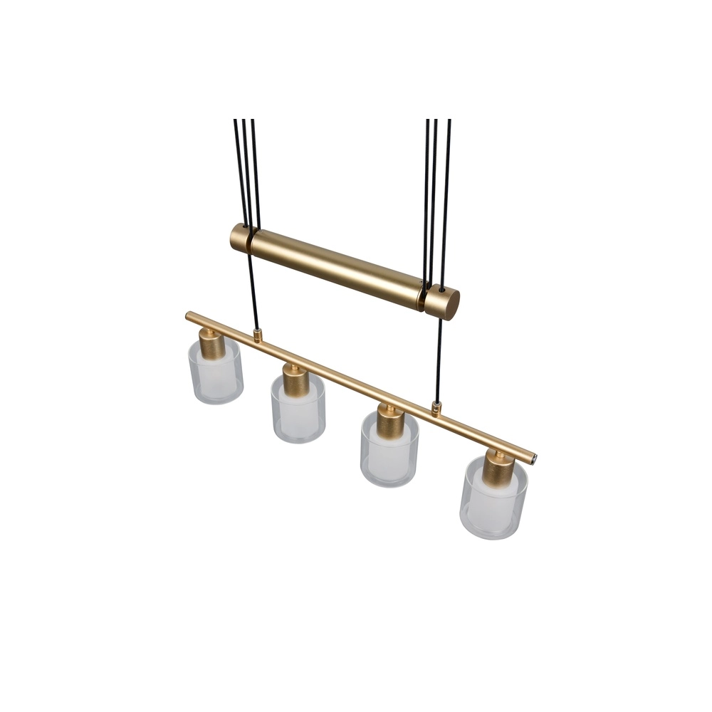 Hanglamp Neralo 4-lichts goud Trio 4017807702934