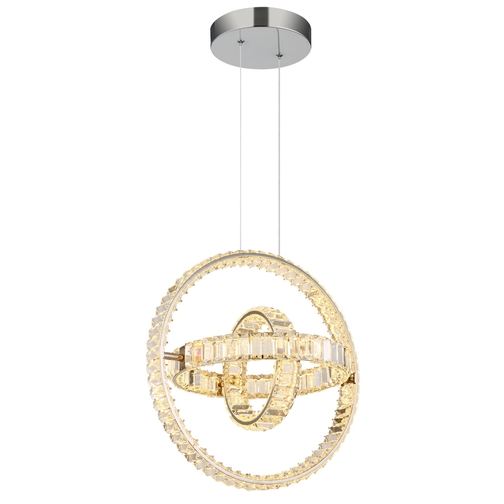 Unieke hanglamp Neil chroom Globo 9007371516414
