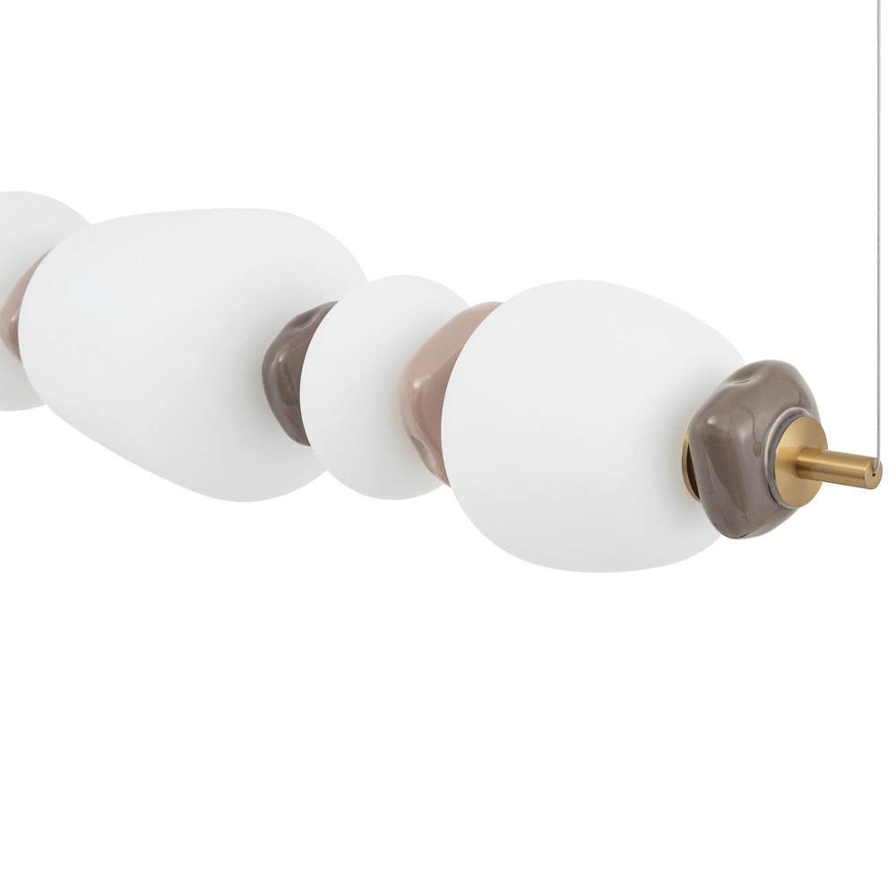 Hanglamp Ceramic Led keramiek en glas 96cm Lyora 5903139116992