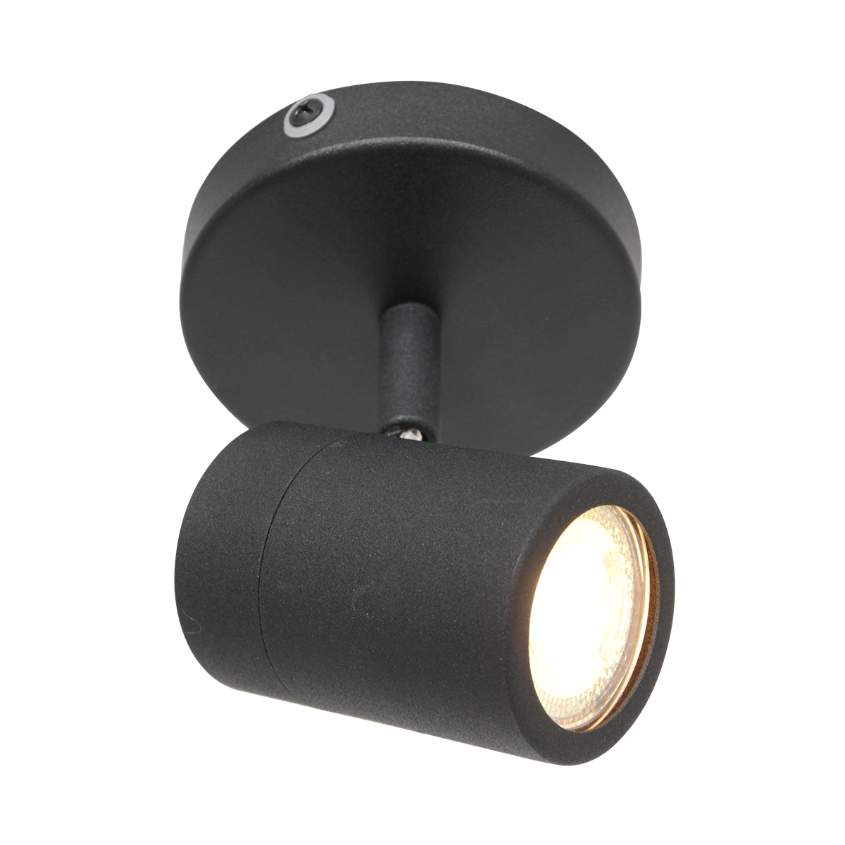 Badkamer spot Upround LED zwart Badkamer spot Upround LED zwart