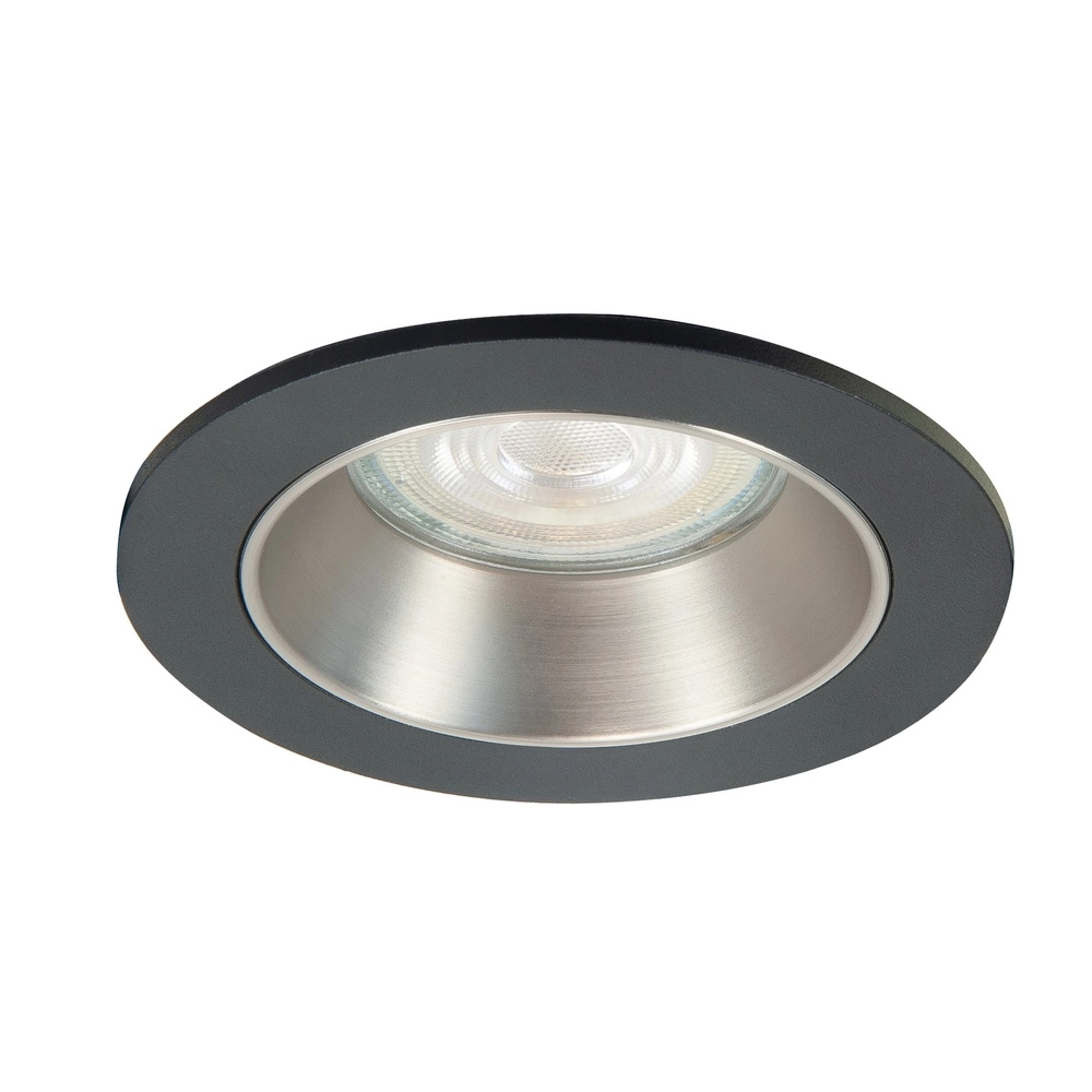 Design spot Downlights zwart met nikkel Ø 9,4cm Design spot Downlights zwart met nikkel Ø 9,4cm