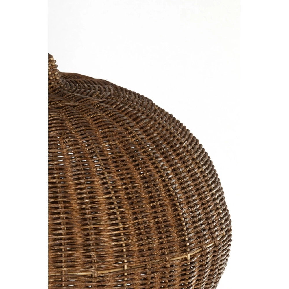 Rotan hanglamp Melzor Ø 45cm - donker bruin Light & Living 8717807820596