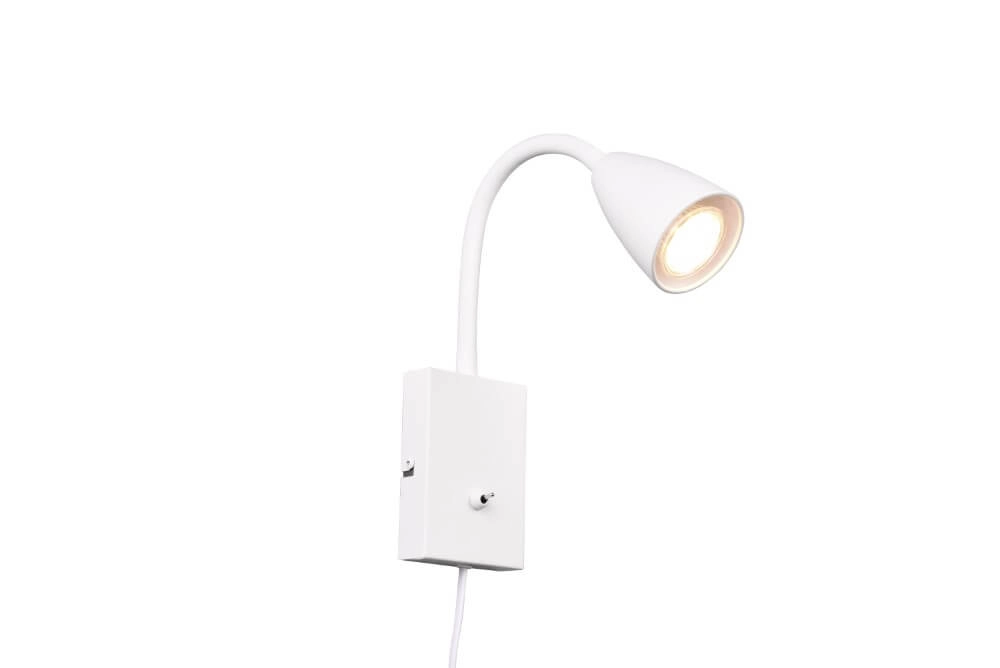 Flexibele leeslamp Wanda Wit Trio 4017807524055