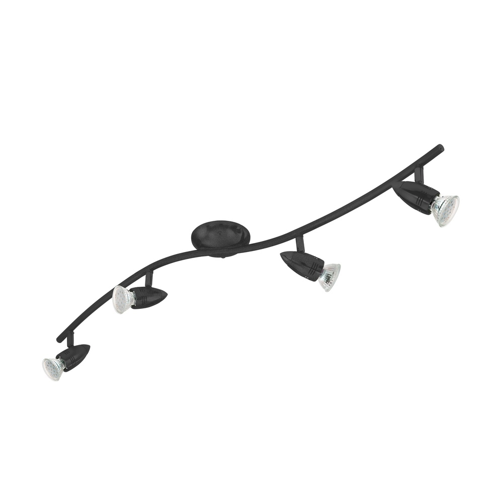 Opbouwspot Magnum-Led 4-lichts zwart