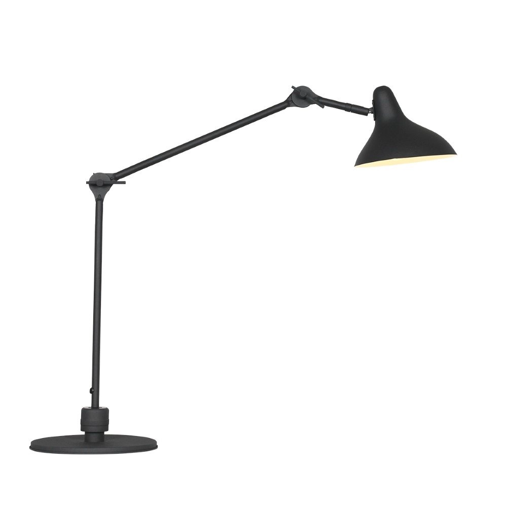Zwarte leeslamp Kasket 50cm Steinhauer 8712746132786