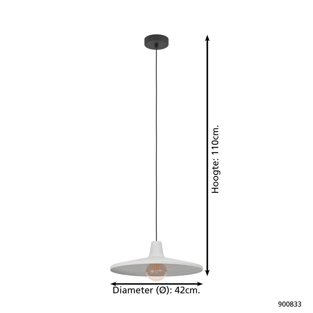 Retro hanglamp Miniere Ø 42cm Eglo 9008606270262