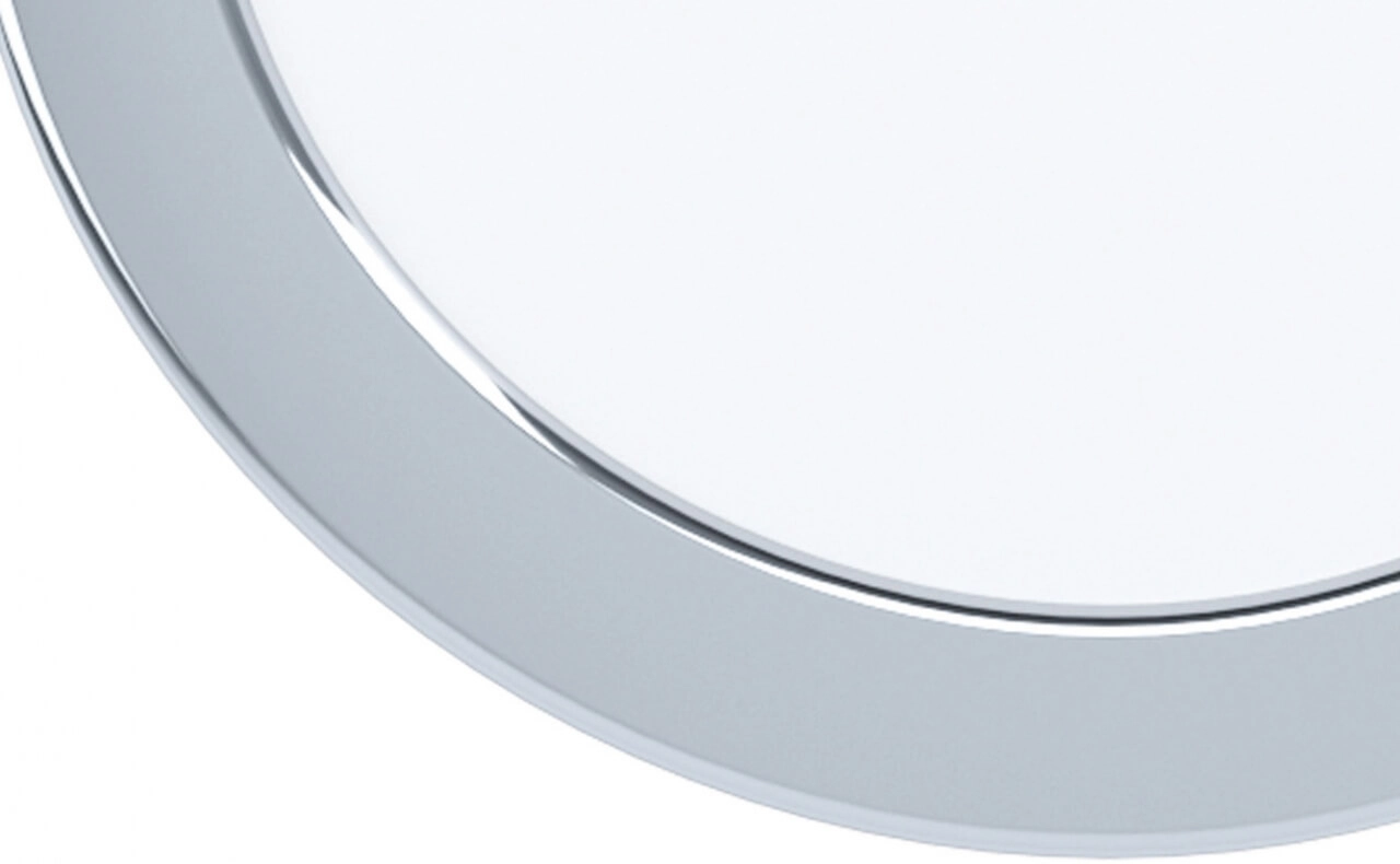 4000K inbouwspot Fueva 5 IP44 - Ø 16,6cm chroom Eglo 9002759992095