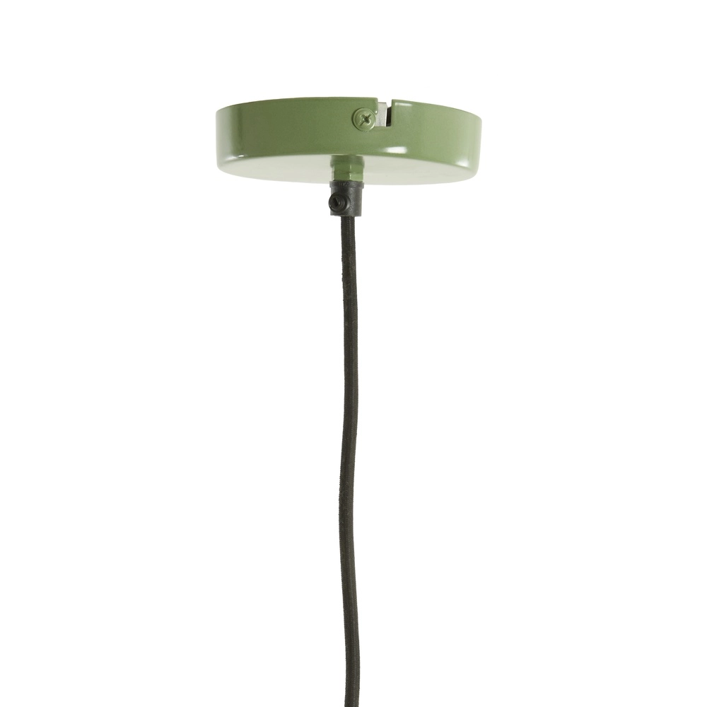 Japandi hanglamp Zubedo Ø 40cm - olijf groen Light & Living 8717807835873