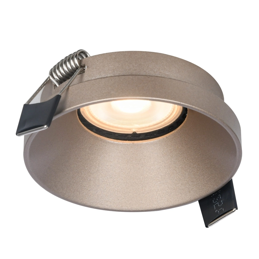 Ronde inbouwspot Malmo champagne