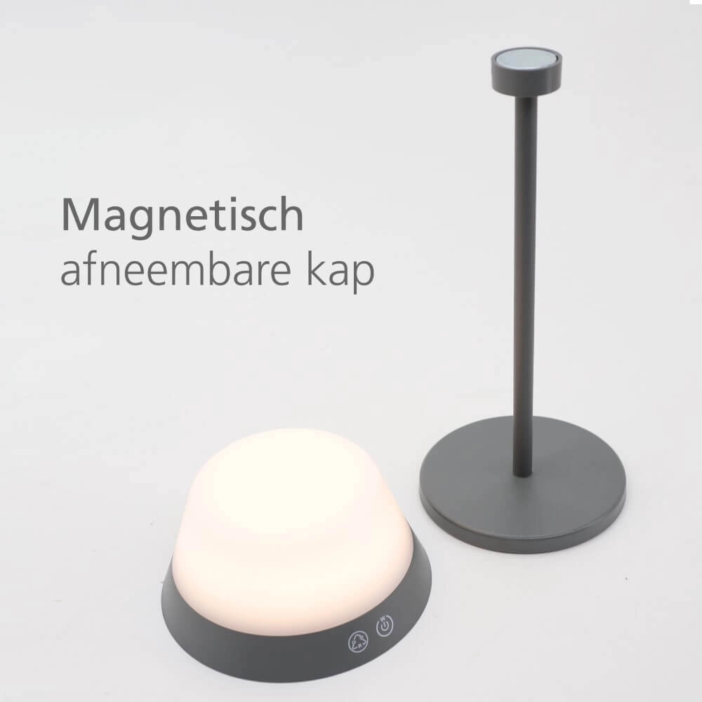 Tafellamp Meggiano design grijs Eglo 9008606297696
