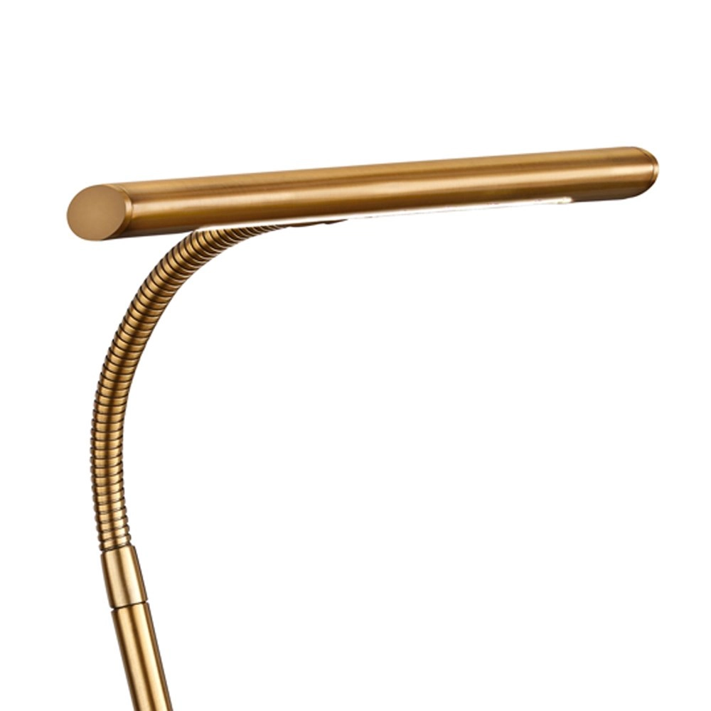 Led bureau leeslamp Curtis oud messing Trio 4017807275285