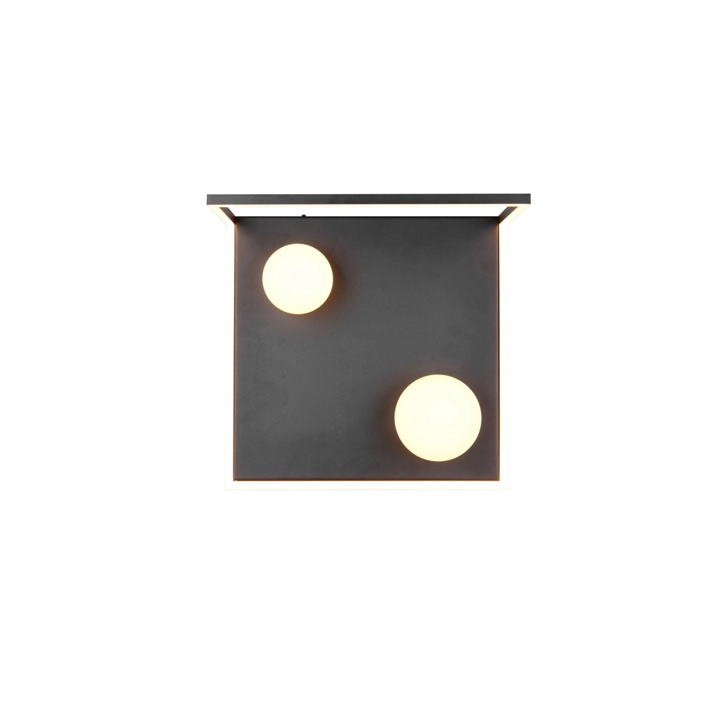 Design plafondlamp Arola zwart Trio 4017807683578