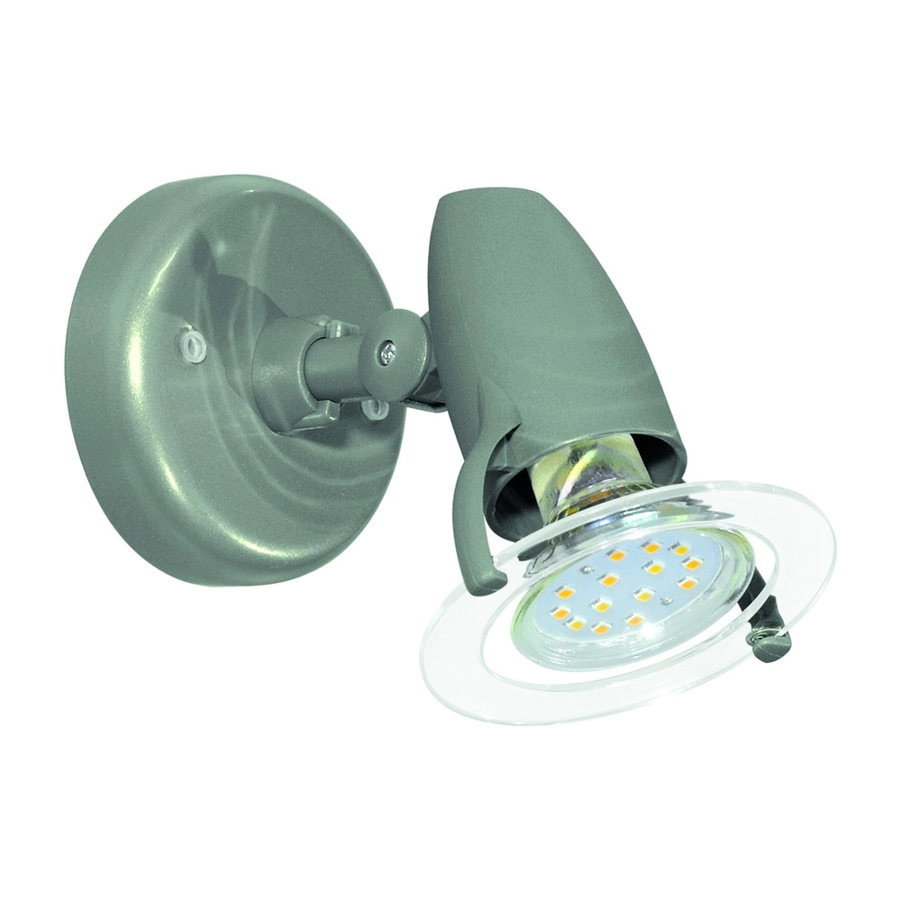 Opbouwspot Pocket 2 enkel grijs