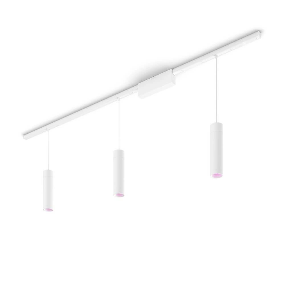 Hue Perifo - White and color set van 3 hanglampen wit Philips 8719514407749