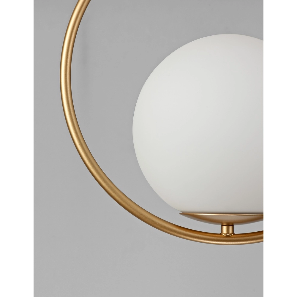 Design hanglamp Obitar enkel rond goud Lyora 5212017427670