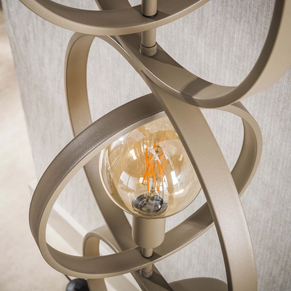 4-lichts zand vloerlamp Turn E27 - Ø 40cm Lyora 8716803513099