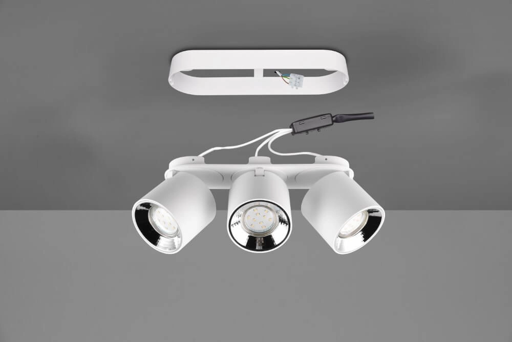 Plafondlamp Guayana 3-lichts wit Trio 4017807573985