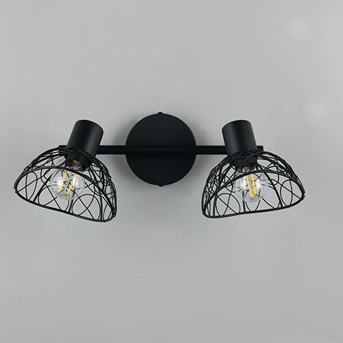Plafondlamp Yako dubbel zwart Trio 4017807670936