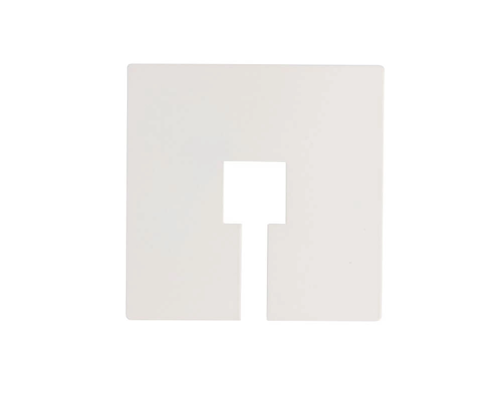 Afdekplaatje Central 10x10 - wit Afdekplaatje Central 10x10 - wit