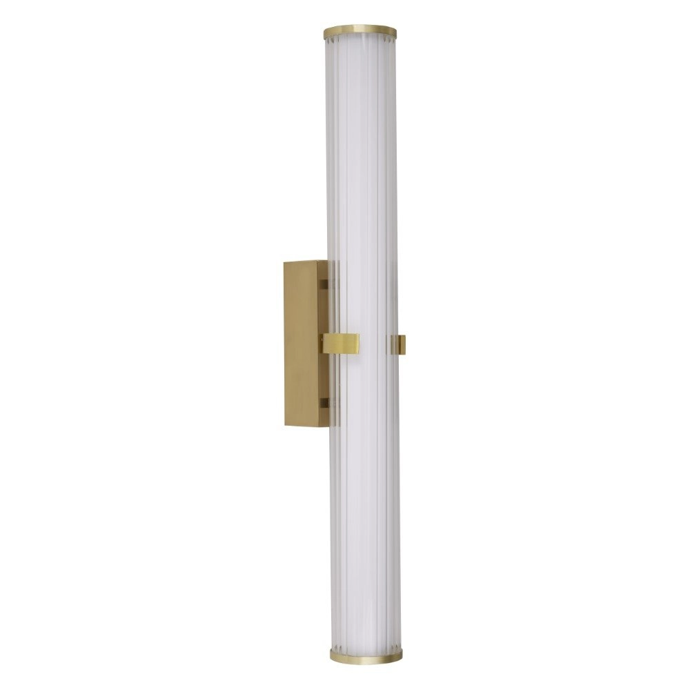 Badkamer wandlamp Clamp 63cm goud