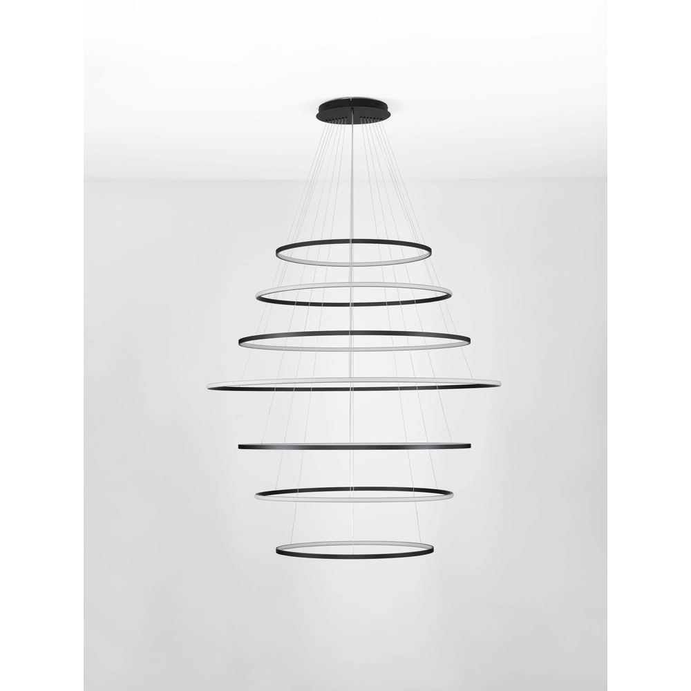 Design pendant lamp Maelo black Ø 150cm Lyora 5212017479747