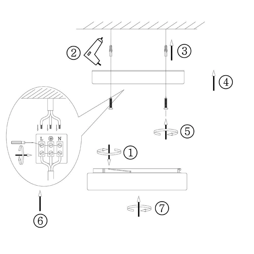 Plafonniere Ceiling And Wall Led Steinhauer 8712746115277