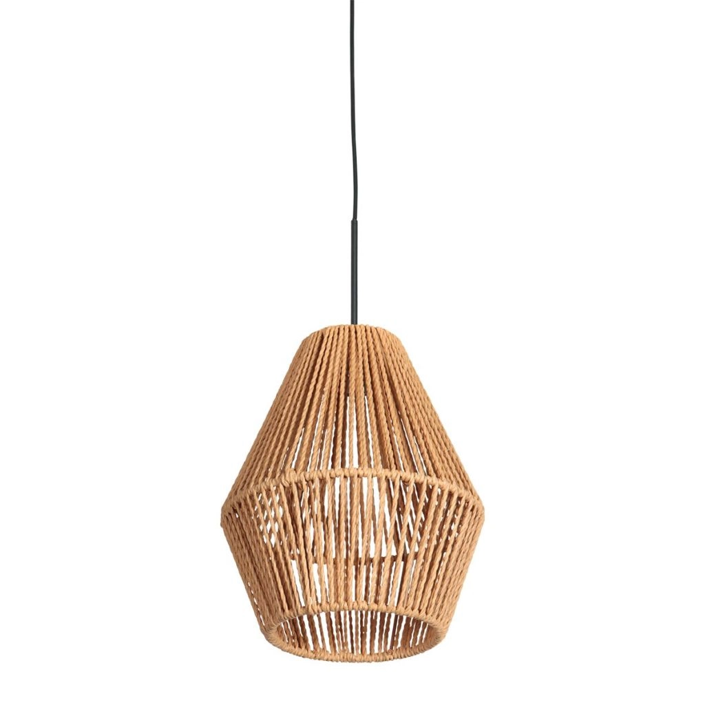 Hanglamp Ropex met rotan kap Ø20cm