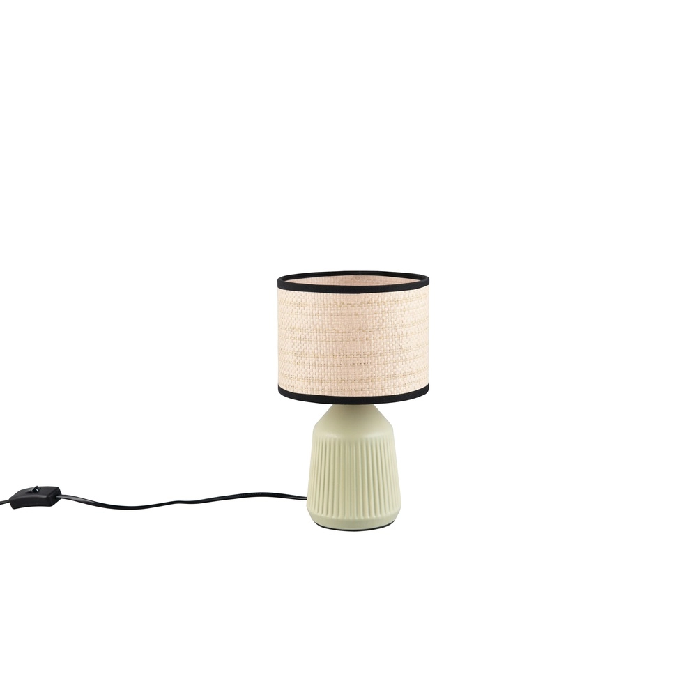 Tafellamp Formentera Ø 16cm groen Trio 4017807692068