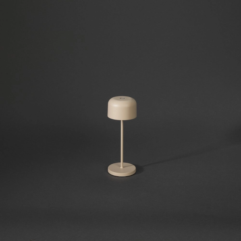 Oplaadbaar tafellampje Lille mini zandkleur KonstSmide 7318307835335