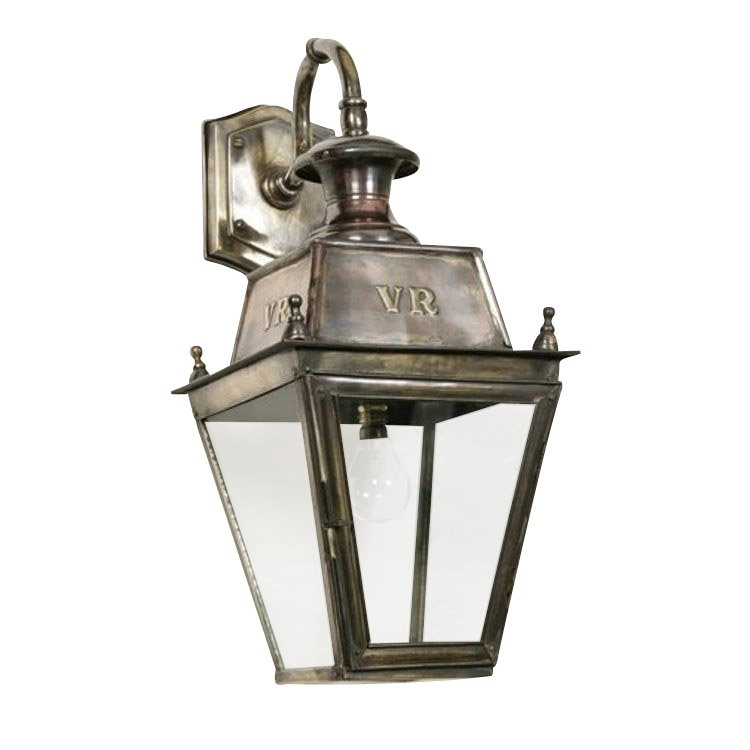 Landelijk buitenlamp Balmoral Top Mount handgemaakt 63cm - gepoetst goud (PBUL) Limehouse 8716803506503