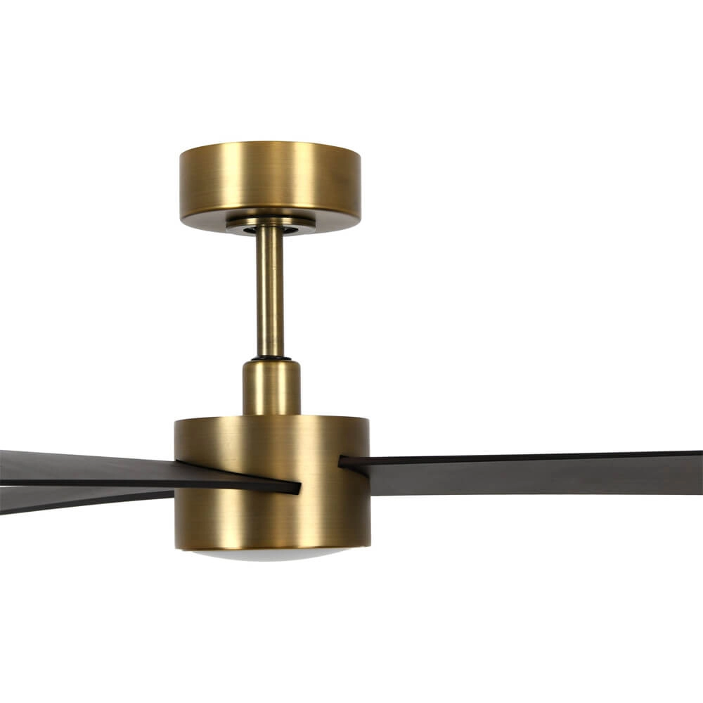 Plafondventilator Climate IV messing met hout Ø132cm Beacon 9333509192787