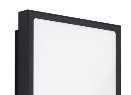 Led muurlamp Casazza 42cm met bewegingssensor zwart Eglo 9002759995218