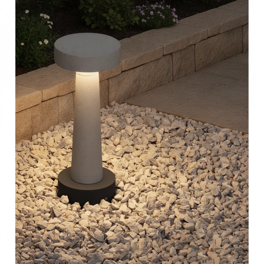 Tuinlamp Cram zand bruin 30cm