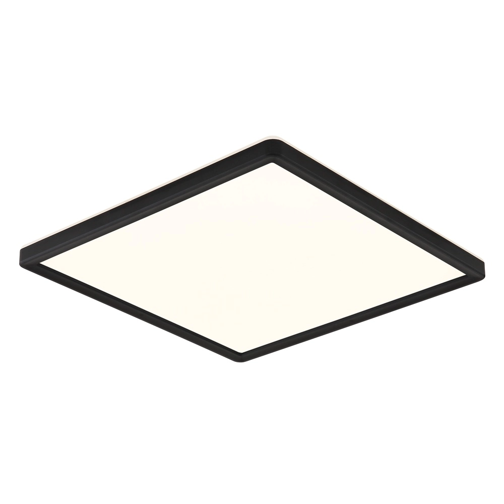 Plafonniere Sapana vierkant 29,4cm zwart