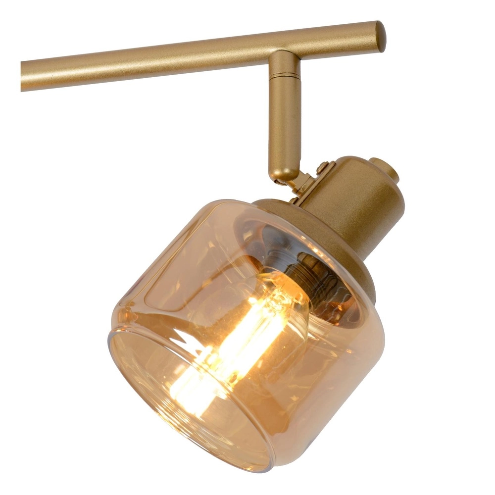 Plafondlamp Bjorn 4-lichts goud Lucide 5411212771247
