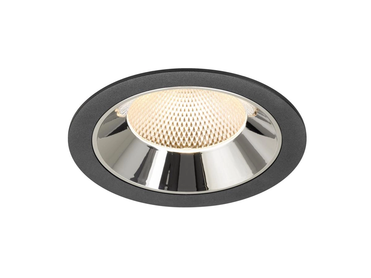 Inbouwspot Numinos XL zwart/chroom 2700K - 40gr