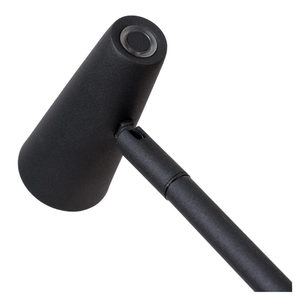 Oplaadbare vloerlamp Stirling zwart Lucide 5411212361264