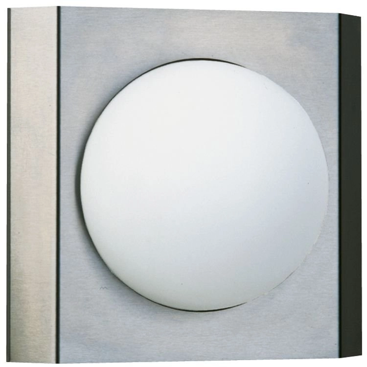 Buitenlamp vierkant RVS Quadrate globe Buitenlamp vierkant RVS Quadrate globe