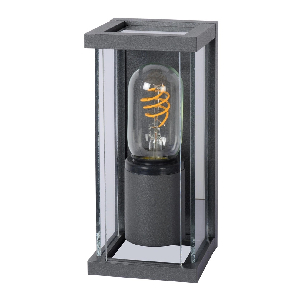 Strakke wandlamp Claire antraciet