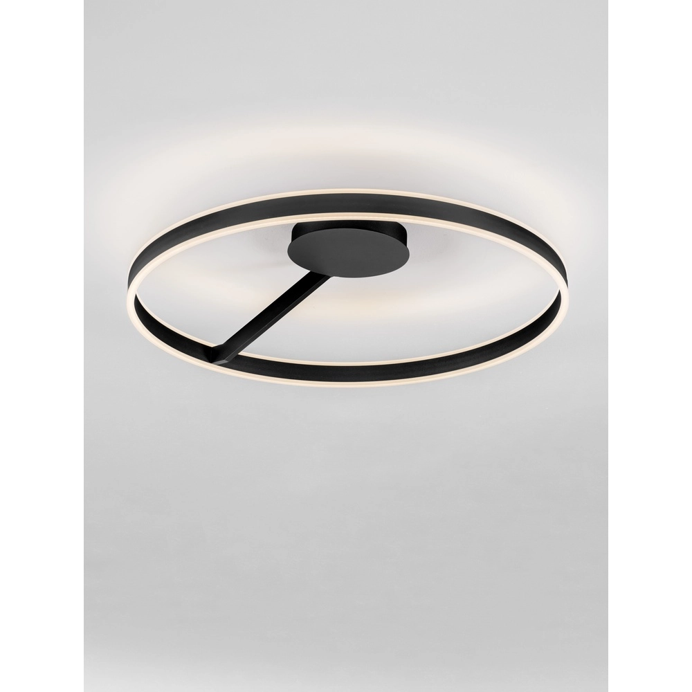 Plafondlamp Bianco zwart Ø 80cm Plafondlamp Bianco zwart Ø 80cm